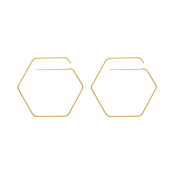 Polygonal Diamond Earrings