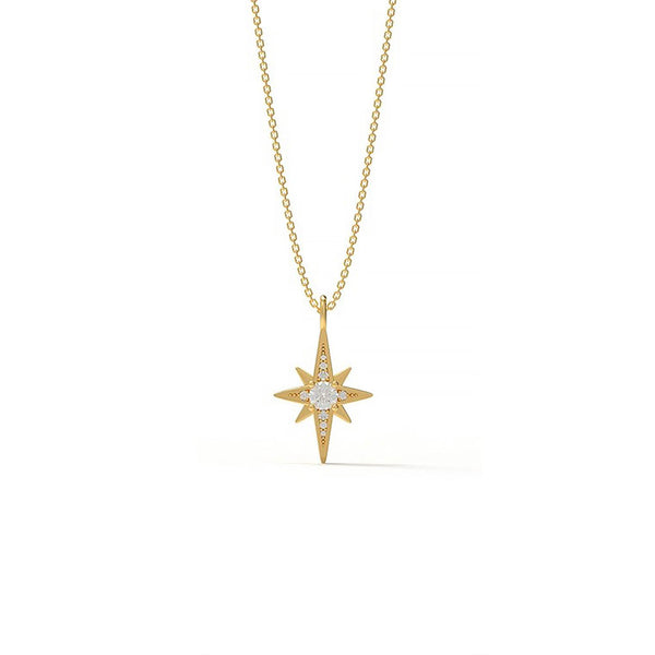 Eight-pointed Star Necklace