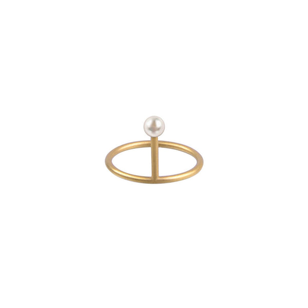 Simple Pearl Luxury Ring