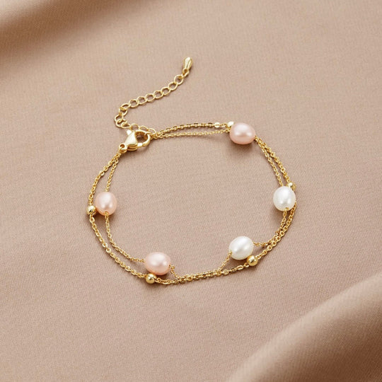 Double Layer Pearl Bracelet