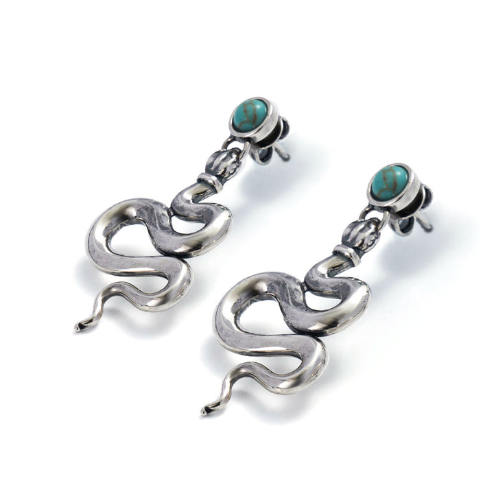 The Symbol of Wadjet snake earrings Antique Wadjet jewelry Shesamore